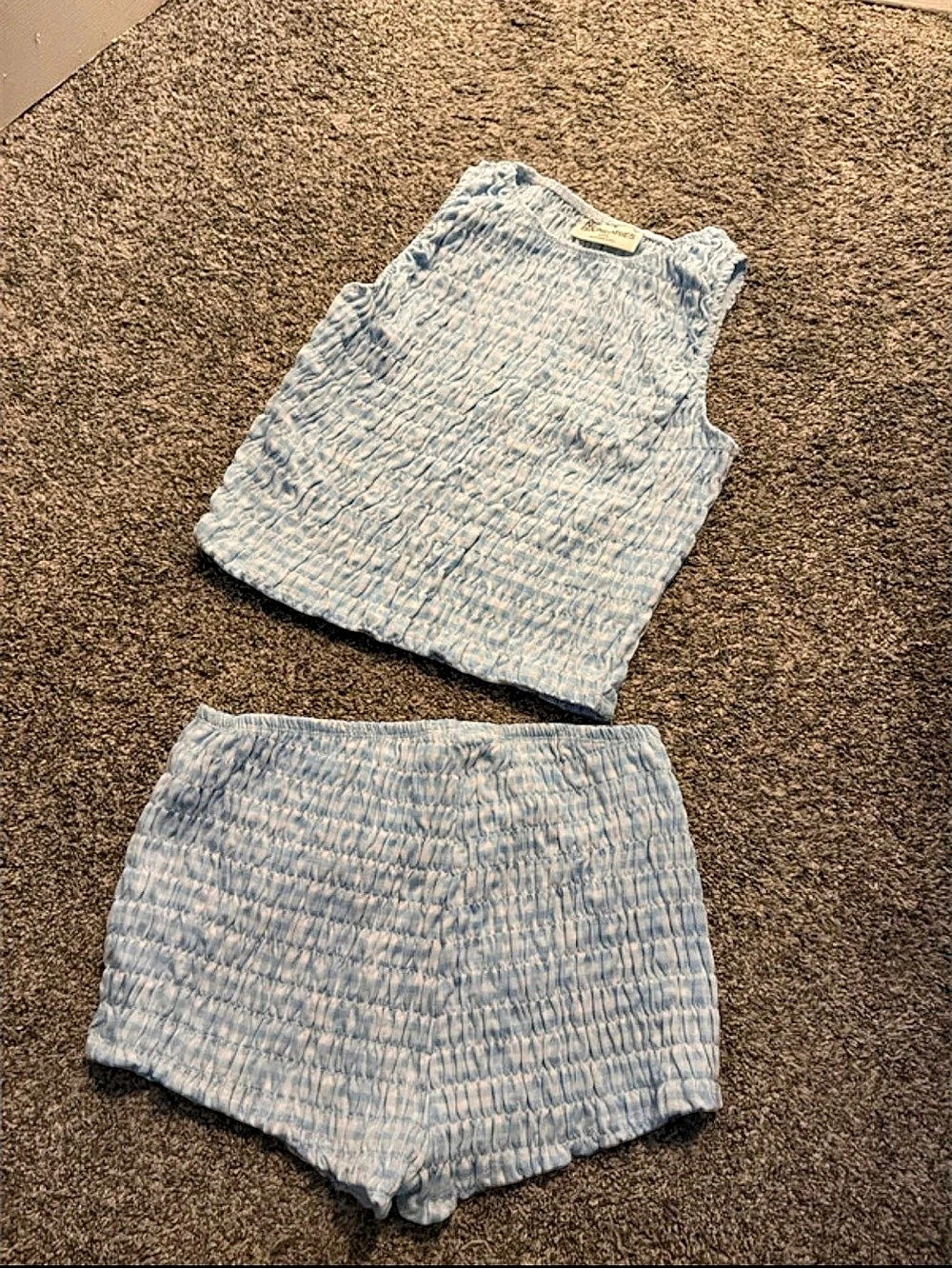 Boundaries Blue & White Matching Set Like New